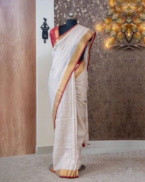 Classic Checkered Weave Ensemble – Timeless Elegance Redefined